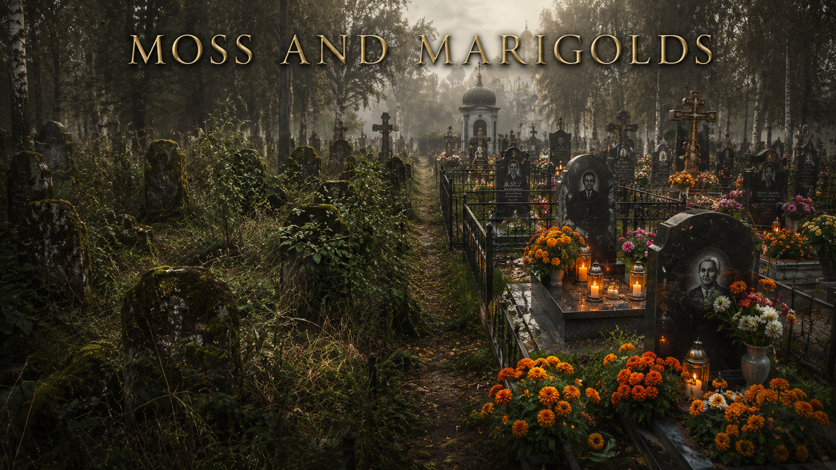 Moss & Marigolds